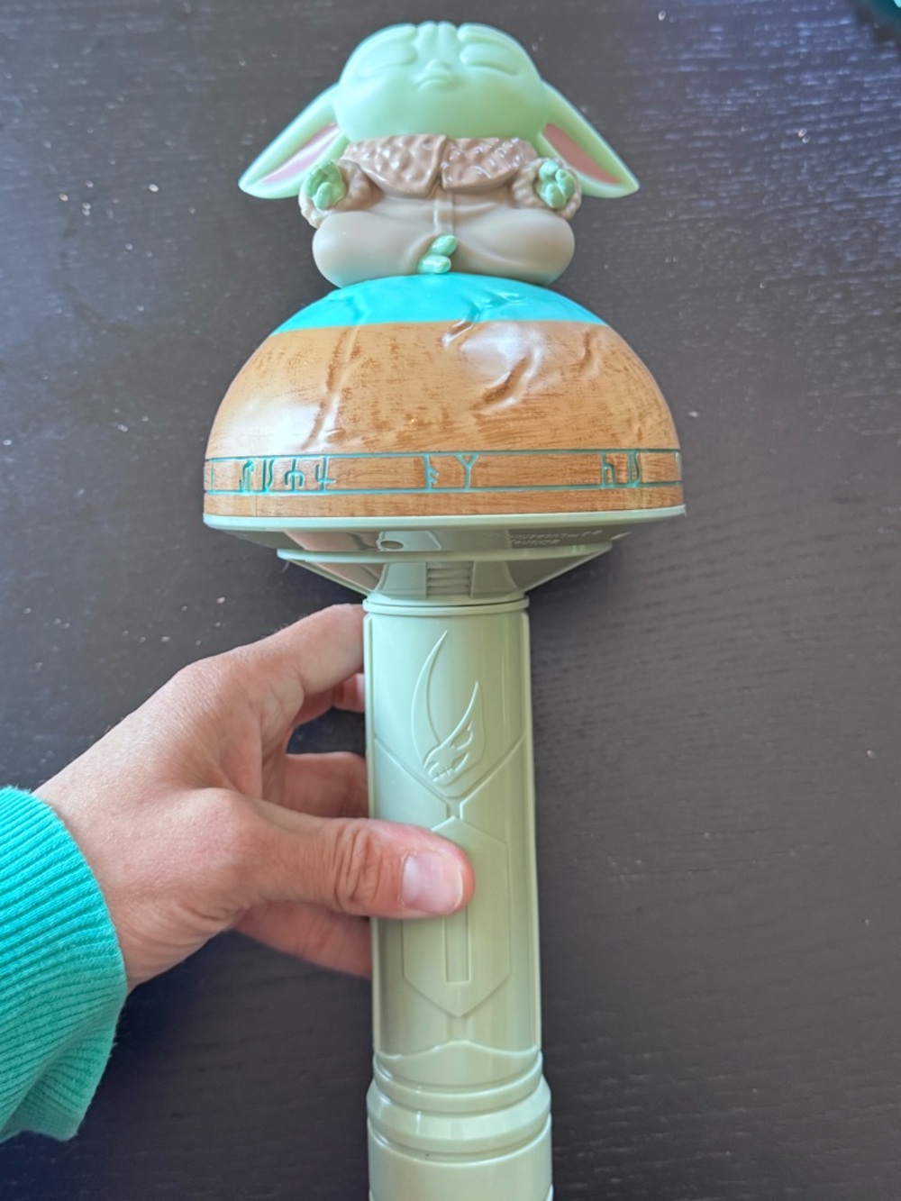 Disney store Grogu light up wand